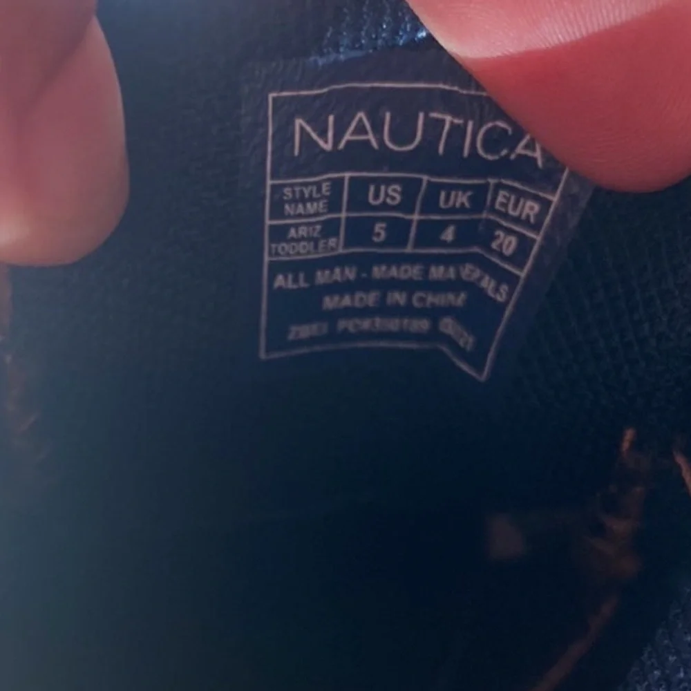 Nautica Toddler Double Strap Sneakers Size 5